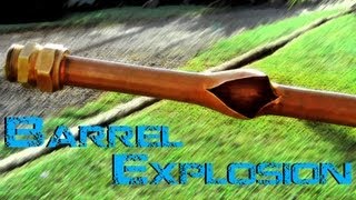 potato cannon barrel explodes at 1100psi [upl. by Martel]