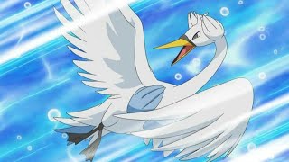 Ducklett amp Swanna All Moves Pokemon pokemon unovaregion [upl. by Iroc]