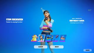 Fortnite 7th Birthday Event FREE SKIN [upl. by Modnarb]