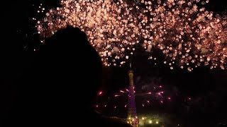 14Juillet  en images le traditionnel feu dartifice à Paris [upl. by Meil]