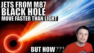 M87 Black Hole Jets Move 7x Speed of Light But How [upl. by Iruy]