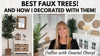 Decorate With Me Best Faux Trees [upl. by Wylma]