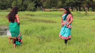 aarante kandathil  song dance ANJALI amp THEERTHA arante kandathildurgakrishnadance [upl. by Otsuaf]