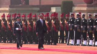 Ceremonial welcome of President Barack Obama of the United States of America [upl. by Chu]