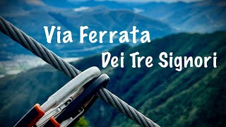 Via Ferrata  Dei Tre Signori in Ticino  Bellinzona mit Heike… [upl. by Yemiaj]