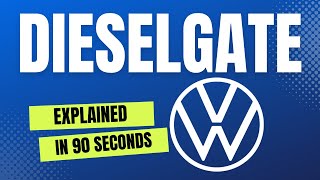 Volkswagen Emissions Scandal Explained in 90 Seconds [upl. by Ennovaj891]