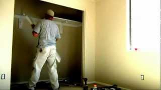 How to build a closet shelf and polerod installation [upl. by Papagena]