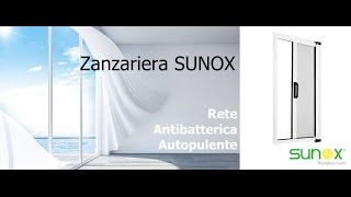 Zanzariera opera SUNOX per porta orizzontale [upl. by Brackely130]