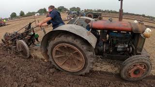 1938 Fordson Model N 36 Litre 4Cyl Diesel Tractor 37 HP with Ransomes Plough [upl. by Yrolg]