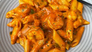 Pasta scampi diabolique makkelijk snel en smeuïg [upl. by Elden]