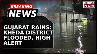 Severe Rain Deluge Hits Gujarat Kheda Nadiad District Flooded State On High Alert  Breaking News [upl. by Rovert996]