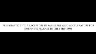 STAHLS  CH 5  PART 18  PRESYNAPTIC 5HT1A RECEPTORS psychiatrypharmacologypsychopharmacology [upl. by Odnomor]