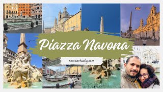 Romes Piazza Navona  All You Need to Know [upl. by Liamaj]