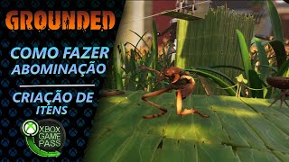 COMO FAZER TOTEM ABOMINAÇÃO  GROUNDED  TUTORIAL [upl. by Valdas]