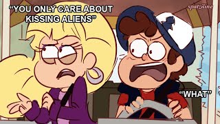 Dipper and Pacificas relationSHIP Gravity Falls Comics [upl. by Aliek585]