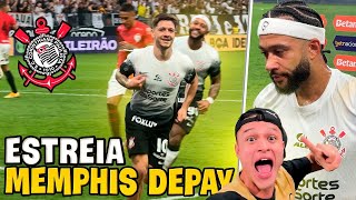 ESTREIA DE MEMPHIS DEPAY E MASSACRE DO CORINTHIANS NA ARENA LOTADA Corinthians x Atletico GO [upl. by Corbett538]