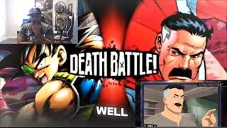 Omniman Vs Bardock Death battle Match Reaction [upl. by Regnig]