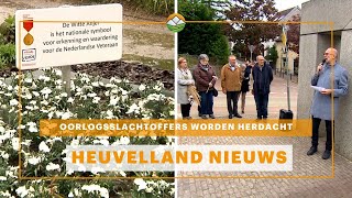 Heuvelland Nieuws Oorlogsslachtoffers worden herdacht [upl. by Saree]