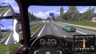 ETS2 Euro Truck Simulator 2 SPEED RECORD 255 KMH [upl. by Ahsekan]