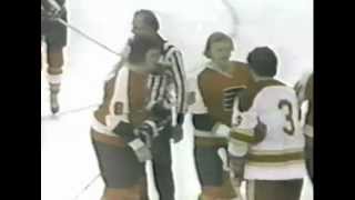 dave schultz OT winner bernie geoffrion handshake [upl. by Ainoda]