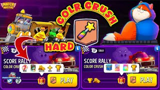 Color Crush HARD 1450  1675 Score Rally Solo Challenge Match Masters [upl. by Hgeilyak]