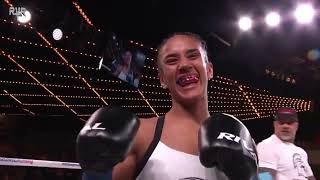 Amanda Serrano vs Eva VorabergerHighlights [upl. by Gudren912]