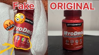 FAKE AND ORIGINAL MYODROL  MYOGENETIX MYODROL hsp [upl. by Yrdua]