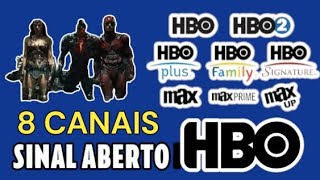 SINAL ABERTO HBO Com 8 Canais Premium [upl. by Vasquez]