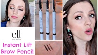 SimpleEverydayNatural Eyebrow Tutorial  Elf Instant Lift Brow Pencil [upl. by Einattirb]