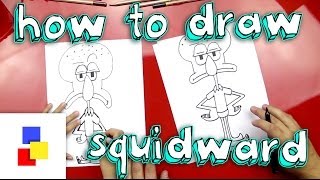 How To Draw Squidward [upl. by Arikahc]