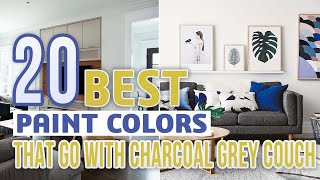 What Colors Go With Charcoal Grey Couch – 20 Best Ideas [upl. by Cindra]