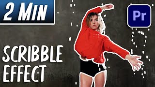 Making a Scribble Effect in Premiere Pro Fast Tutorial [upl. by Unders302]