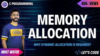 How Memory is Allocated to a Process  Why Dynamic allocation is Required [upl. by O'Donnell942]