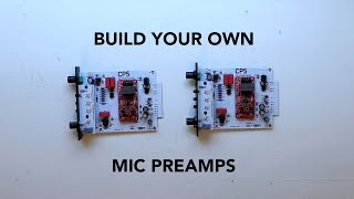 I built a mic preamp DIYRE CP5 [upl. by Sumer]