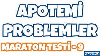 Apotemi Problemler Maraton Testi 9 Çözümleri  APOTEMİ YAYINLARI [upl. by Eitirahc5]