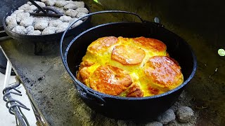 30 Min Dutch Oven Breakfast  Easy Dutch Oven Cooking [upl. by Latrena]