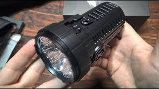 Imalent RS50 Flashlight Kit Review 20000 Lumens 1160 Meters Of Throw [upl. by Leynwad]