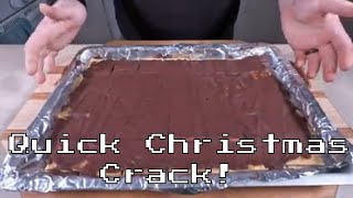 Christmas Crack Fast Easy Shareable Dessert For Any Gathering Sweet and Salty [upl. by Sadoc]