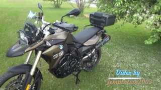 2013 BMW F800GS Walkaround AFTER Accessories [upl. by Eiramrefinnej743]