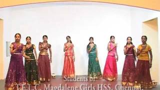 Bethelayil Piranthavarai Tamil  Indian Christian Folk Dancemov [upl. by Lareine]