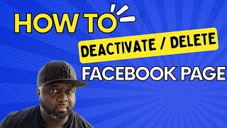 How To Deactivate or Delete Facebook Page in 2024 [upl. by Eenwahs883]