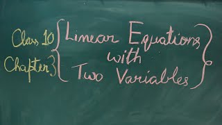 Linear Equations with two Variables Concept 3 Cases math mathmatics linearequations class10th [upl. by Raphaela558]