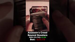 mtg Assassins Creed Booster Box Opening Part 11 of 12 [upl. by Cirdec]