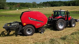 Kverneland Fastbale film on film baling grass [upl. by Damalus895]