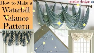 How to make a Waterfall Valance Pattern [upl. by Grace]