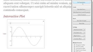 Mathematica How To How to Create a Slide Show [upl. by Esila]