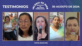 Testimonios 30 de agosto de 2024  Iglesia de Dios Ministerial de Jesucristo Internacional [upl. by Laetitia]