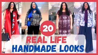 Fun HANDMADE looks in REAL LIFE More than 20 looks ft Itch to Stitch Anniversary sale [upl. by Yelahs]