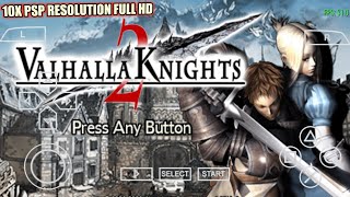 Keren  Coba Game Valhalla Knights 2 Setting Grafik 10X PSP Lebih HD [upl. by Phoebe]