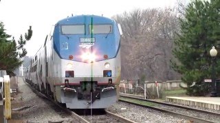 On Dec 27 2015 Amtraks Crescent Train 20 stops in Manassas VA [upl. by Stillas]